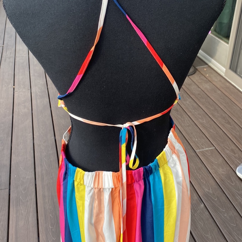 🌻Bright color stripe maxi dress 🌺 - Picture 7 of 7